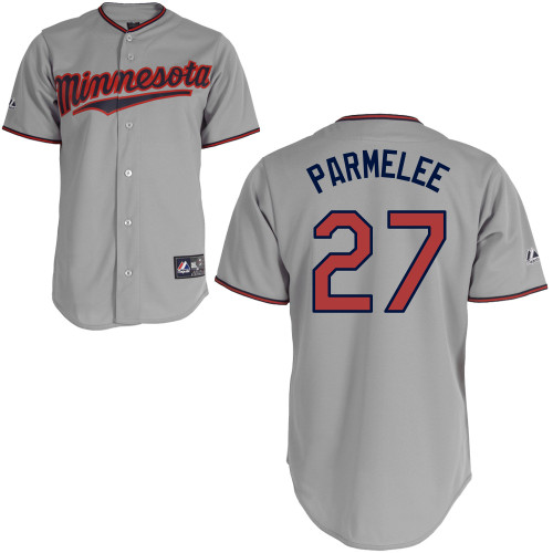 Chris Parmelee #27 mlb Jersey-Minnesota Twins Women's Authentic Road Gray Cool Base Baseball Jersey